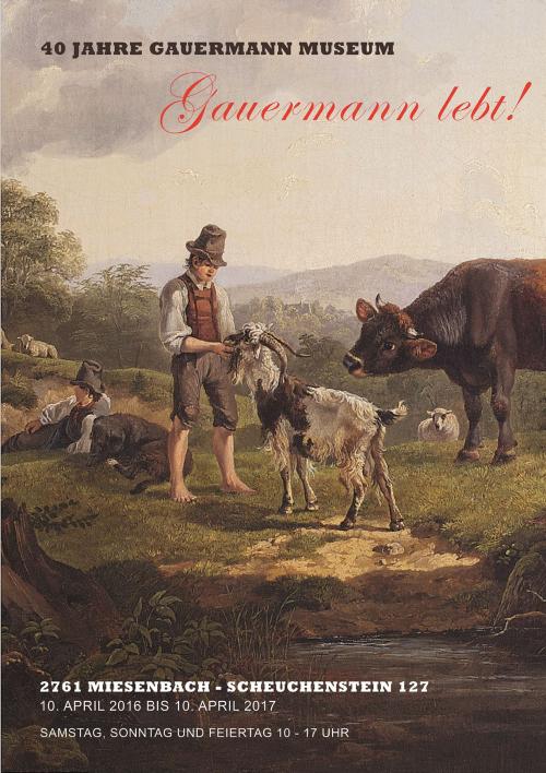 Hirtenszene 1826 / NÖLM, St. Pölten, Inv.-Nr. 3784 (Bildausschnitt)