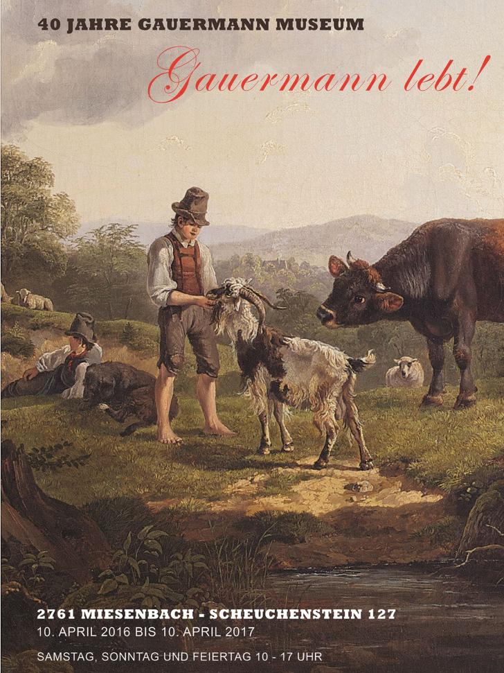 Hirtenszene 1826 / NÖLM, St. Pölten, Inv.-Nr. 3784 (Bildausschnitt)